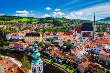 Çek Cumhuriyeti'nde Cesky Krumlov şehri