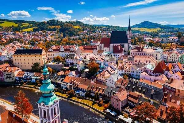 Cesky Krumlov stad i Tjeckien — Stockfoto