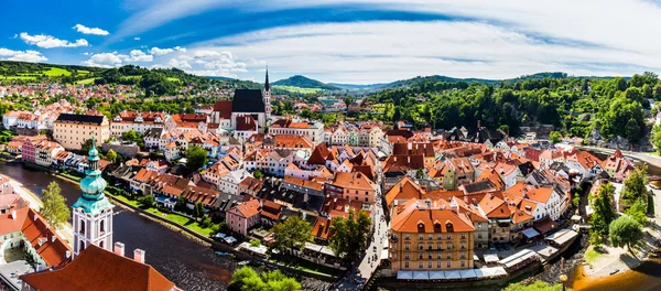 Cesky Krumlov ville en République tchèque — Photo