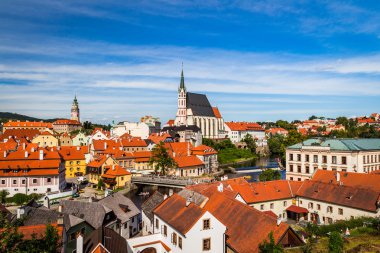 Çek Cumhuriyeti'nde Cesky Krumlov şehri