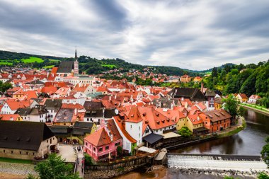 Çek Cumhuriyeti'nde Cesky Krumlov şehri