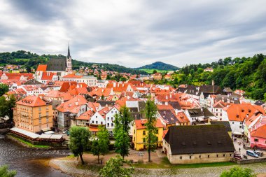 Çek Cumhuriyeti'nde Cesky Krumlov şehri