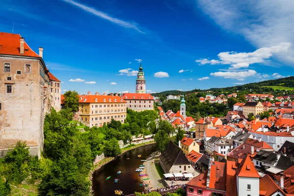 Cesky Krumlov città in Repubblica Ceca — Foto Stock