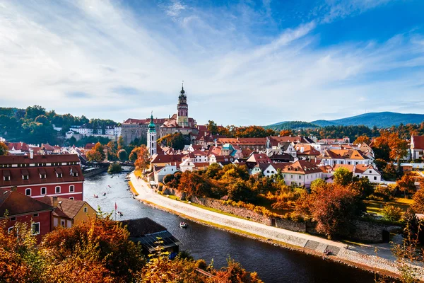 Çek Cumhuriyeti'nde Cesky Krumlov şehri — Stok fotoğraf