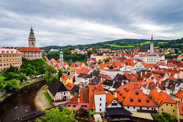 Çek Cumhuriyeti'nde Cesky Krumlov şehri — Stok fotoğraf