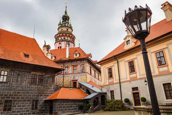 Cesky krumlov Stadt in der Tschechischen Republik — Stockfoto