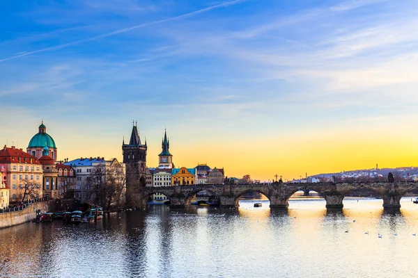 Ponte Carlo a Praga — Foto Stock