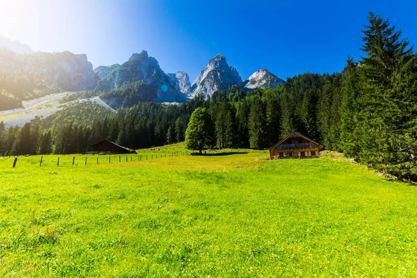 Utsikt över bergskedjan Daeumling — Stockfoto