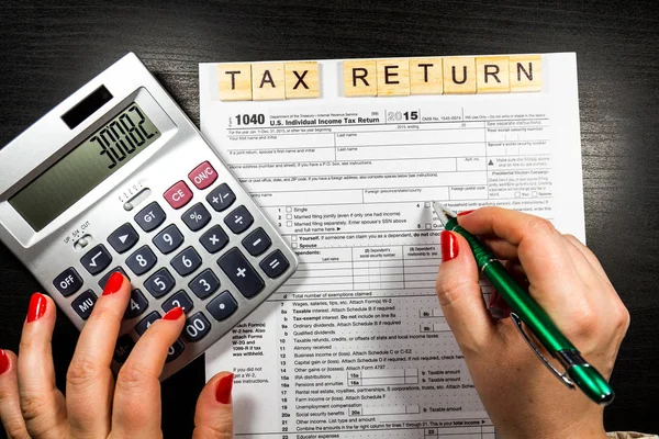 individual income tax return blank