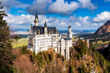 Almanya 'daki Neuschwanstein kalesi