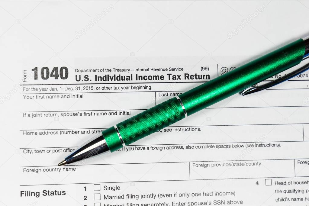 individual income tax return blank 