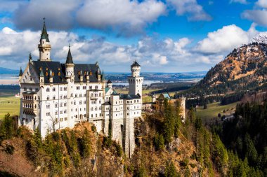 Almanya 'daki Neuschwanstein kalesi