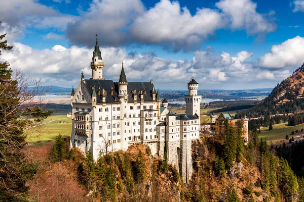 德国Neuschwanstein城堡 — 图库照片