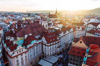 Prag 'daki eski kasaba mimarisi
