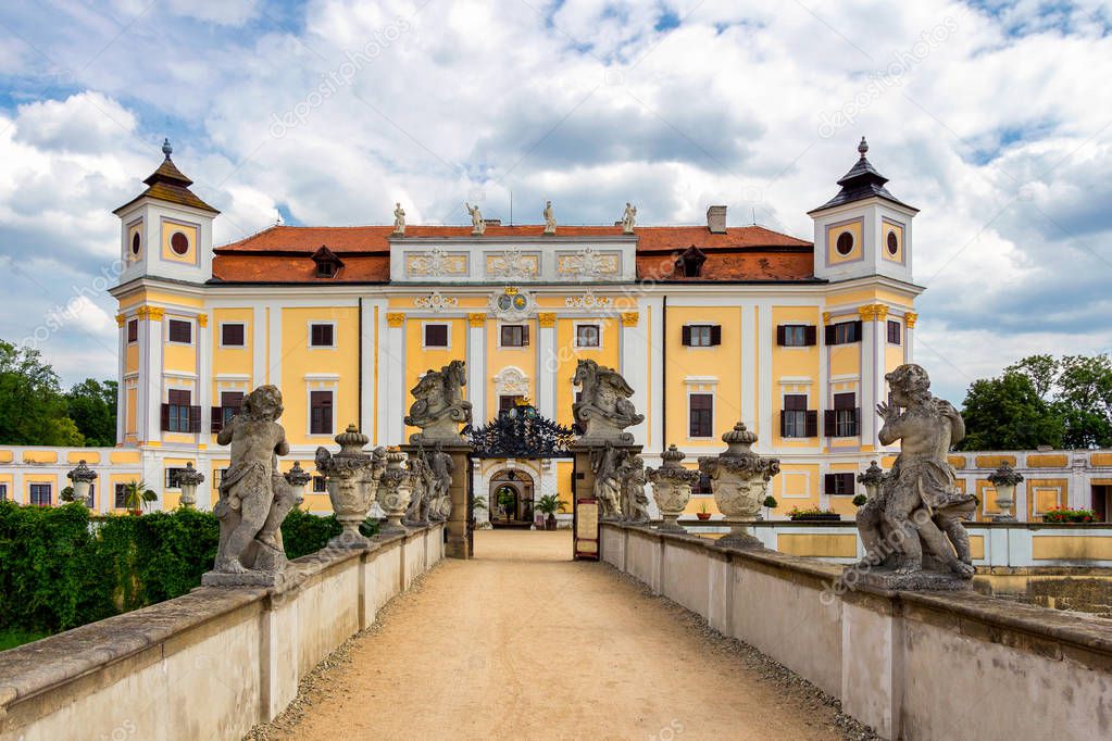 Milotice Castle called pearl of South Moravia, is a uniquely pre