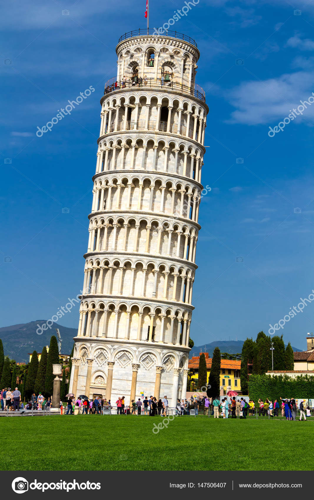 The Leaning Tower Of Pisa Is The Campanile Or Freestanding Bell
