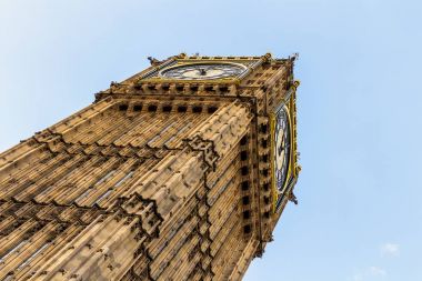 Big Ben, London, İngiltere'de. Bir popüler Londra landmark görünüm 