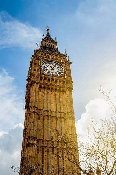 Big Ben, London, Großbritannien. ein Blick auf das beliebte Wahrzeichen Londons, die — Stockfoto