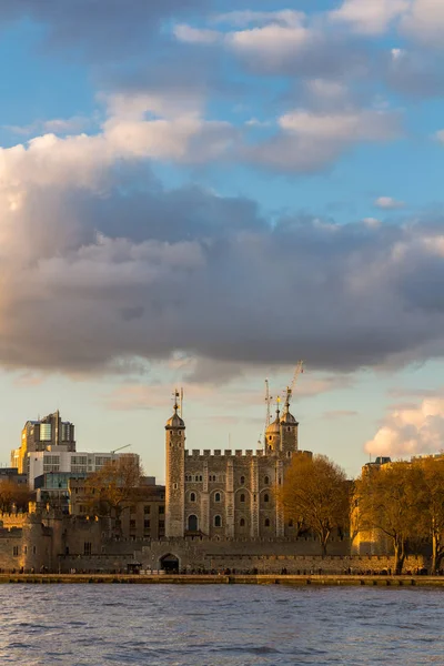 Torre di Londra al tramonto, Inghilterra, Famous Place, Internazionale — Foto Stock