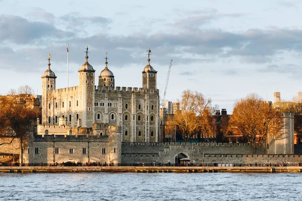 Torre di Londra al tramonto, Inghilterra, Famous Place, Internazionale — Foto Stock