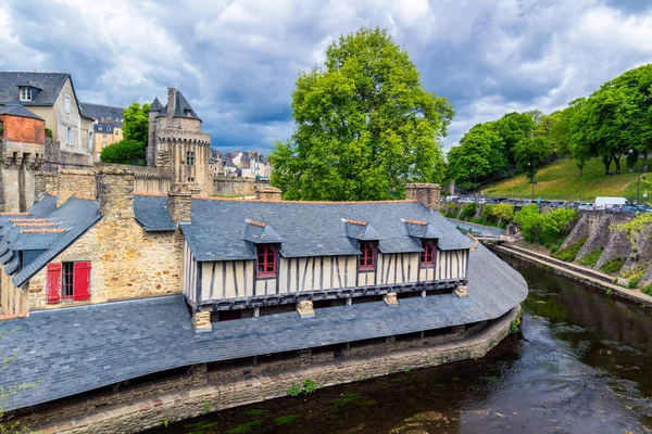 Historické město Vannes v Bretani (Bretagne), Francie — Stock fotografie