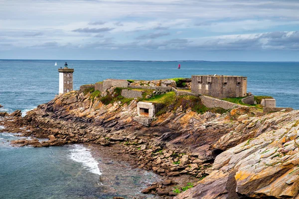 Pointe de Kermorvan, Kermovan Lighthouse, Brittany (Bretagne), F