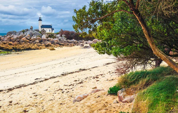 Phare de Pontusval (Phare de Pontusval) à Brignogan-Plages, F — Photo