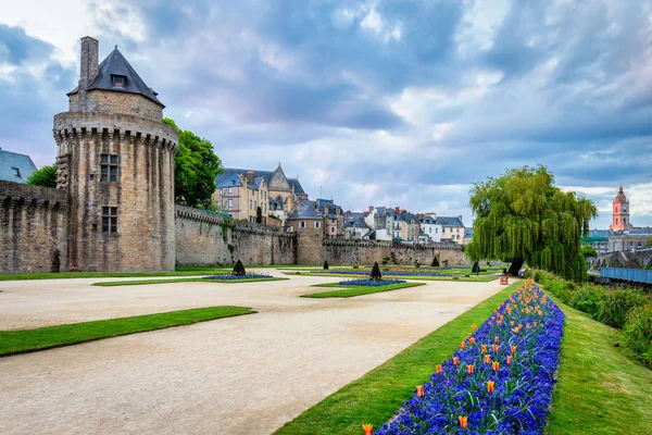 Vannes, en medeltida stad i Bretagne (Bretagne) i Frankrike. — Stockfoto