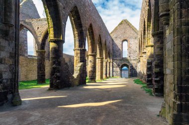 Abbaye Saint-Mathieu de Fine-Terre, Brittany (Bretagne), Fransa