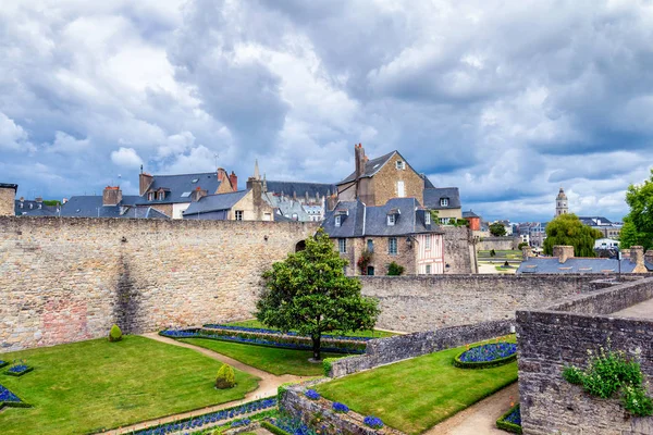Vannes, eine mittelalterliche Stadt der Bretagne in Frankreich. — Stockfoto