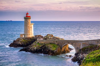 Lighthouse Phare du Petit Minou in Plouzane, Brittany (Bretagne)