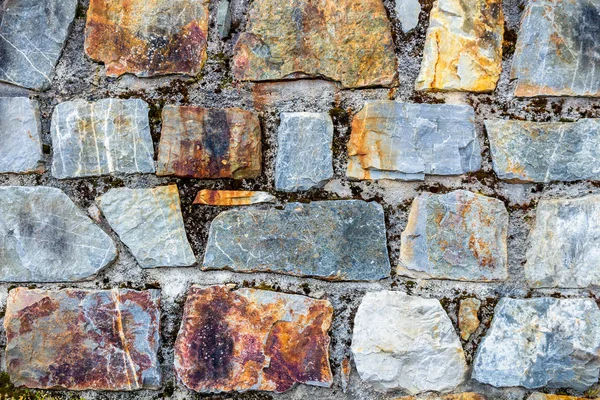 Background of old stacked stone wall — Stock Photo, Image