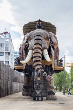 Nantes, Fransa - 3 Mayıs 2017: Büyük fil bir parçasıdır 