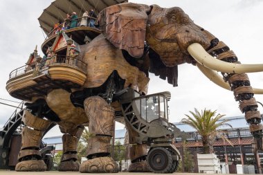 Nantes, Fransa - 3 Mayıs 2017: Büyük fil bir parçasıdır 