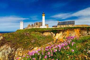 Deniz feneri ve harabe Manastırı, Pointe de Saint anne Panoraması
