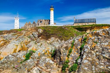 Deniz feneri ve harabe Manastırı, Pointe de Saint anne Panoraması