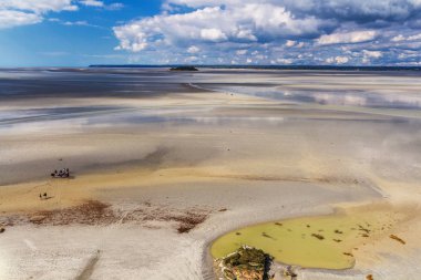 gelgit at mont-saint-michel, normandy, Fransa