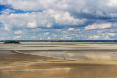 gelgit at mont-saint-michel, normandy, Fransa