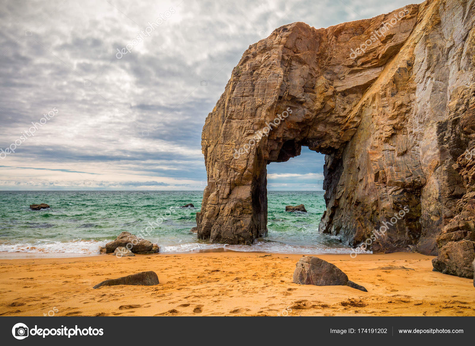 Port blanc bretagne Espectaculares acantilados naturales