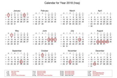 Resmi tatil günleri ile resmi tatil için ile 2018 yılın Takvim