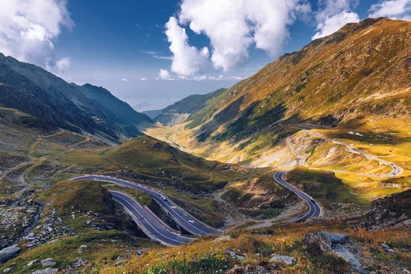 Autostrada Transfagarasan, probabil cel mai frumos drum din — Fotografie, imagine de stoc