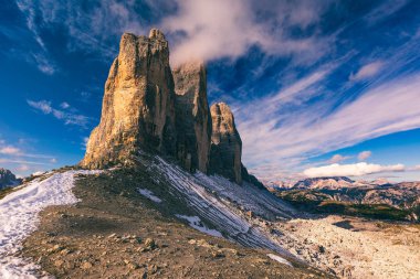 Tre Cime di Laveredo, three spectacular mountain peaks in Tre Ci
