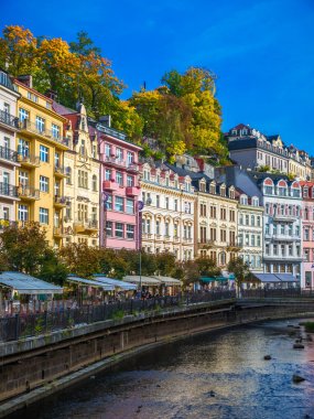 Karlovy Vary, Çek Cumhuriyeti - 30 Eylül 2017: dünyaca ünlü 