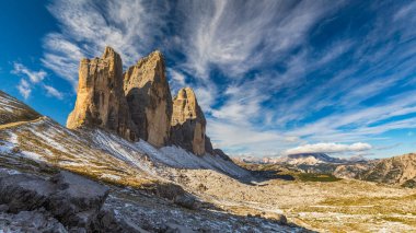 Tre Cime di Laveredo, three spectacular mountain peaks in Tre Ci