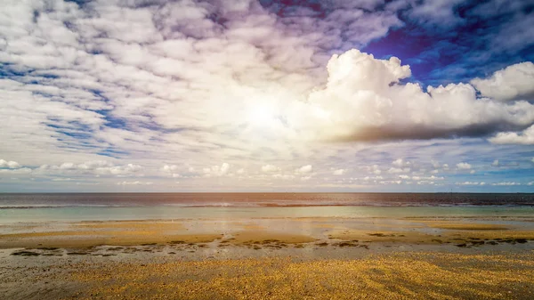 Strand von Landrezac, Sarzeau, Morbihan, Bretagne, Fran — Stockfoto