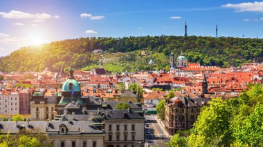Bahar günü City, Prague, Çek Cumhuriyeti