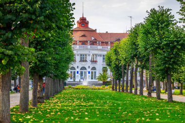 Mimari Karlovy Vary (Karlsbad), Çek Cumhuriyeti. T.
