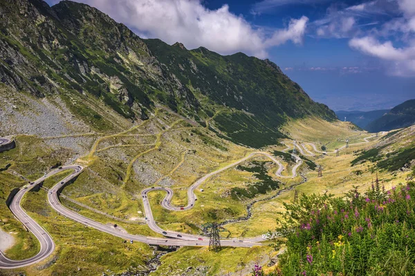 Autostrada transfagarasana, probabilmente la strada più bella del — Foto Stock