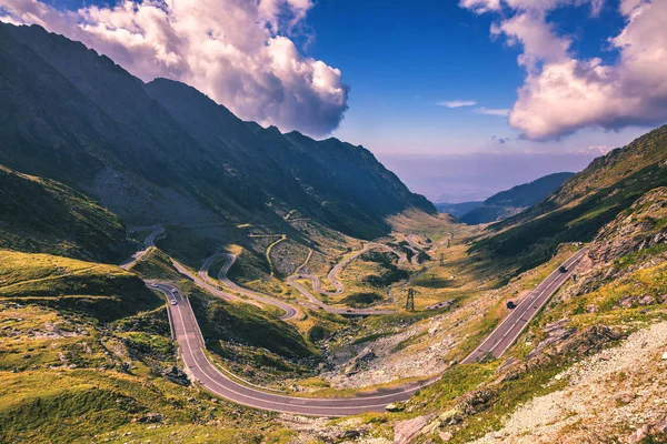 Transfagarasan Highway, die wohl schönste Straße der Welt — Stockfoto