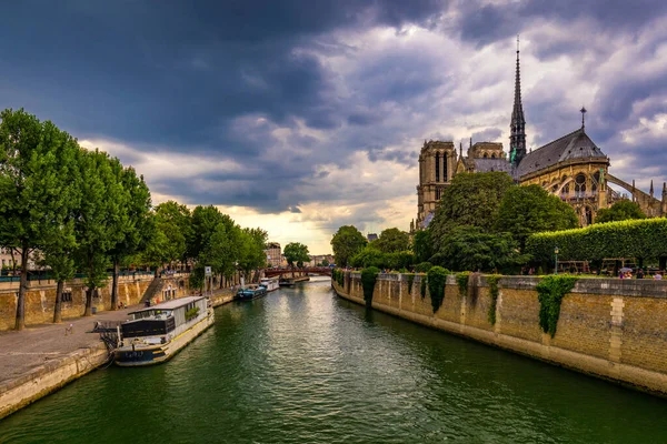 Notre Dame de Paris Cathedral, Frankrike. Notre Dame de Paris Cathe — Stockfoto